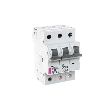 Leitungsschutzschalter 3P C 25A 6kA AC ETIMAT 6 002145518