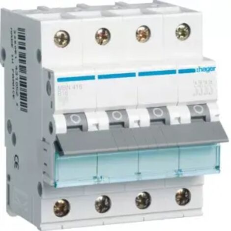 Leitungsschutzschalter 4pol. B-16A, 6kA