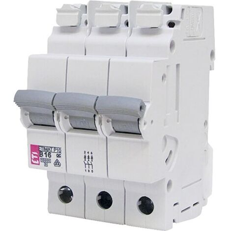 Leitungsschutzschalter Etimat P10-QC, B20A, 3pol