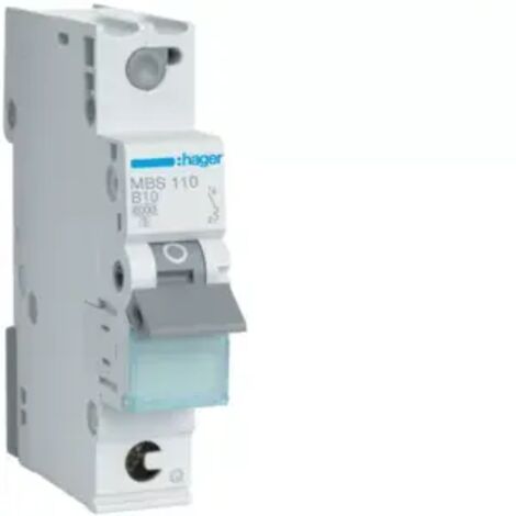 Leitungsschutzschalter Hager 1p,B10A,6kA,MBS110,QuickConnect