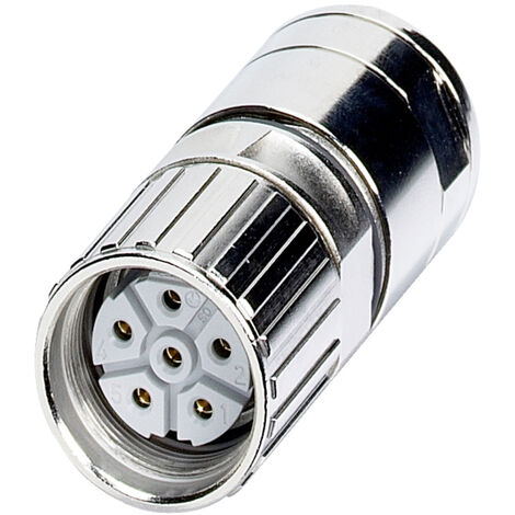 Leitungssteckverbinder - power M23 - Serie P30 1605532 SF-5ES1N8A80DU Silber Phoenix Contact Inhalt: