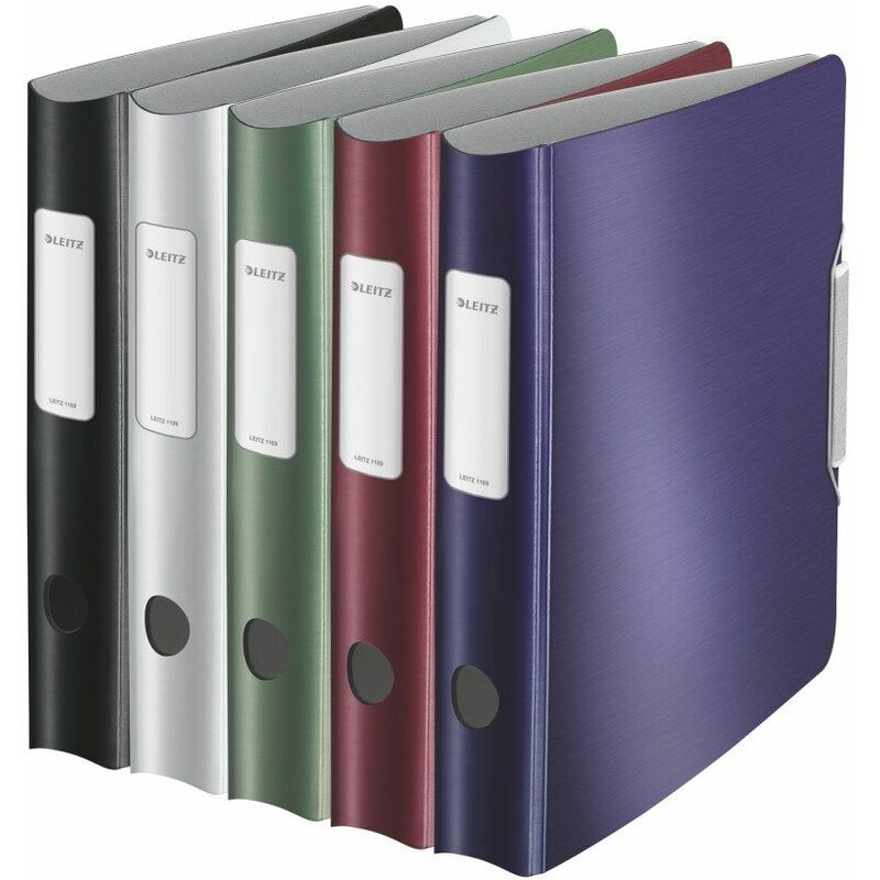 180 Active Style Lever Arch File A4 Polypropylene 60MM Assorted PK5 - Assorted - Leitz