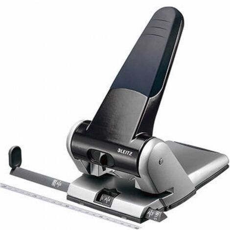 Leitz 5180 Bürolocher schwarz Aluminiumguss