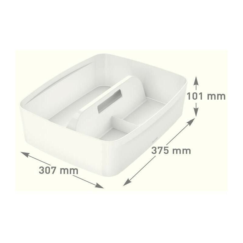 

Leitz - 53220001 organizador para cajón de escritorio ABS sintéticos Blanco