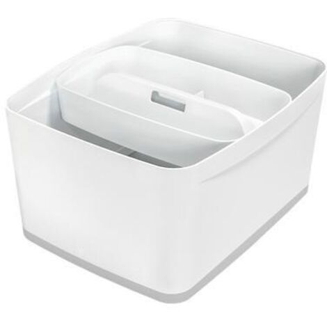 Leitz Aufbewahrungsbox MyBox 52161001 mittel 18l Deckel ws/gr