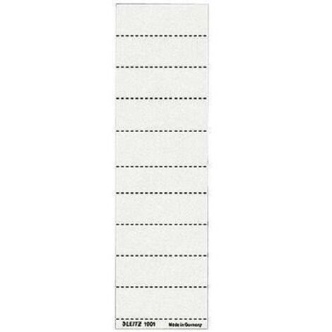 Leitz Beschriftungsschild 19010001 blanko 4zeilig weiß 100 St./Pack.