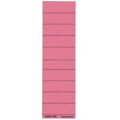 LEITZ Beschriftungsschild Leitz ALPHA® 60 x 21 mm (B x H) 190g/m² Karton rot 100 St./Pack.