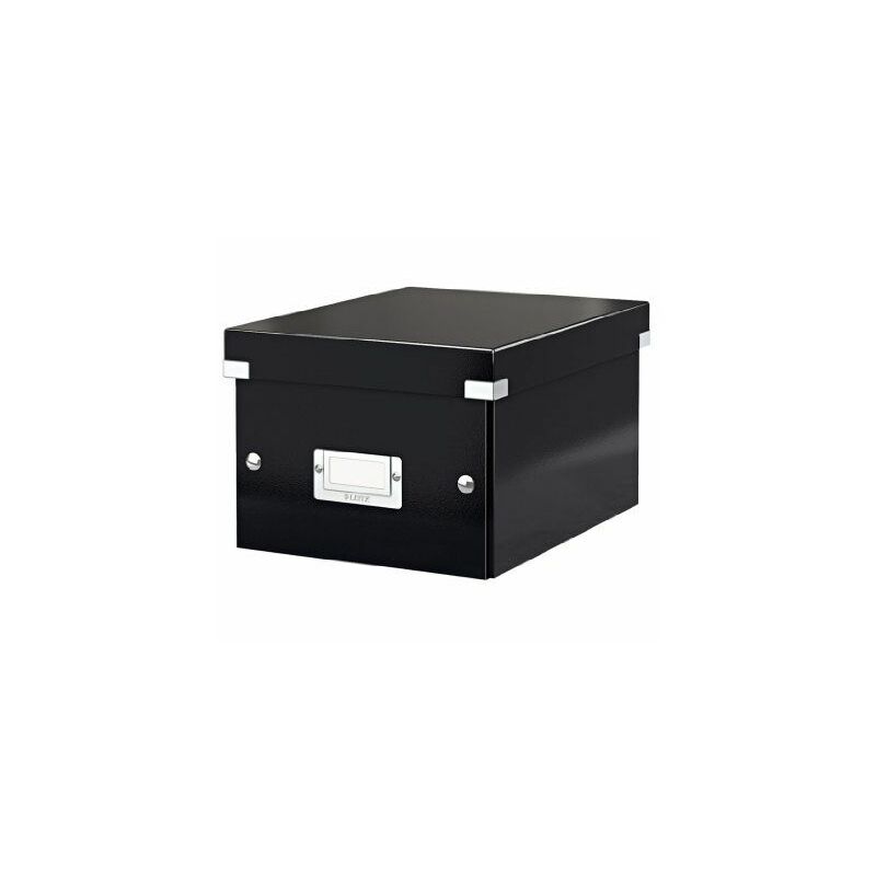 Storage Box Click & Store Small file storage box Hardboard Black - Leitz