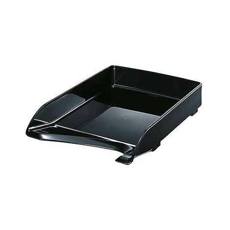 LEITZ Briefablage Leitz Elegant DIN A4 Überbreite Polystyrol Farbe: schwarz