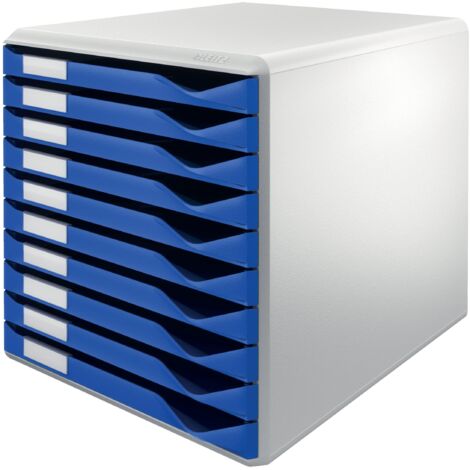 Leitz Cassettiera 5281-00-35 Blu Numero scomparti: 10