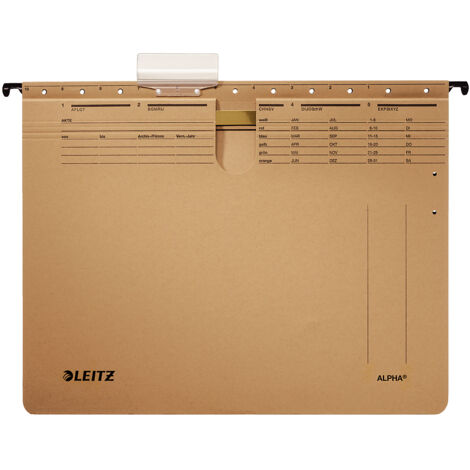 Leitz, Chemises suspendues, avec découpe en forme de pouce,