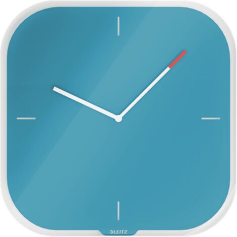 Leitz Cosy Horloge Murale Bleu Design Minimaliste