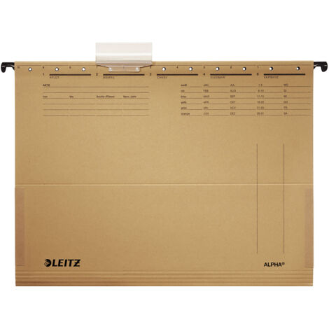 Leitz, Dossiers suspendus, avec fermetures latérales, ALPHA®