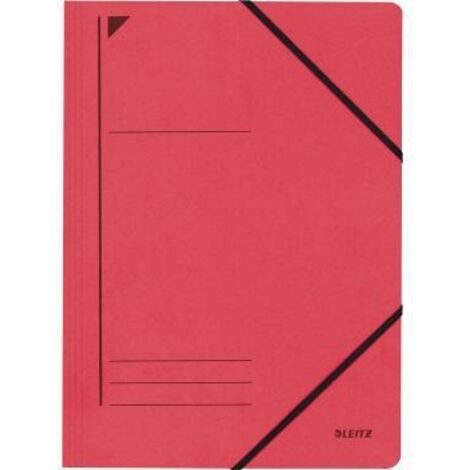 Leitz Eckspanner 39800025 DIN A4 250Blatt Karton rot