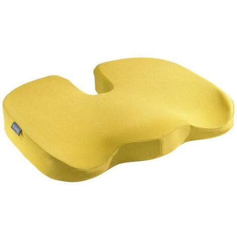 Leitz Ergo Cosy coussin ergonomique jaune bureau