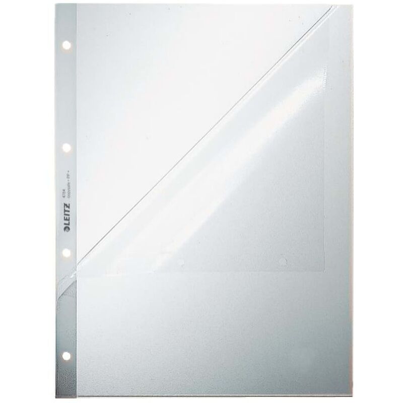 

Fundas apertura superior transparente 100 piezas A4 - Leitz