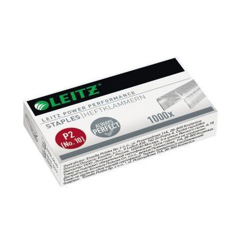 LEITZ Heftklammer Leitz P2 No. 10 Leitz Heftgerät 5517 5531 Heftzange 5545 Stahl verzinkt 1.000St./Pack.