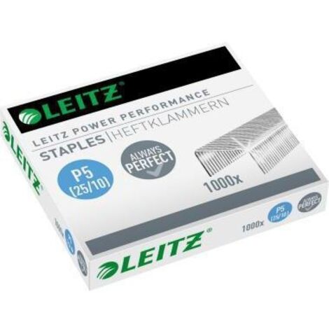 LEITZ Heftklammer Leitz P5 25/10 Leitz Heftgerät 5552 Stahl verzinkt 1.000 St./Pack.
