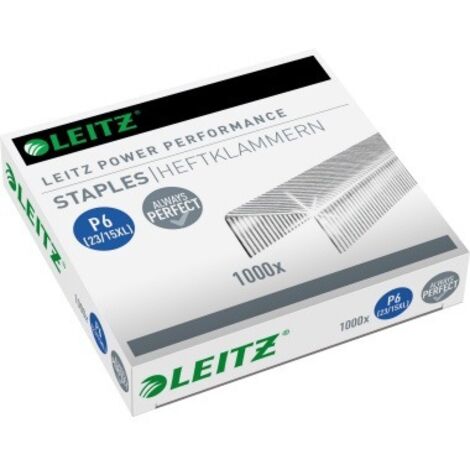 LEITZ Heftklammer Leitz P6 23/15XL Leitz Heftgerät 5553 Stahl verzinkt 1.000 St./Pack.