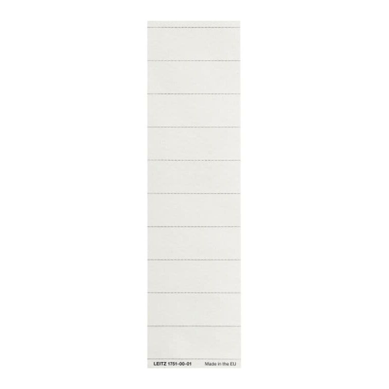 Leitz - Ultimate Suspension File Card Tab Inserts White (Pack 100) 17510001 - White