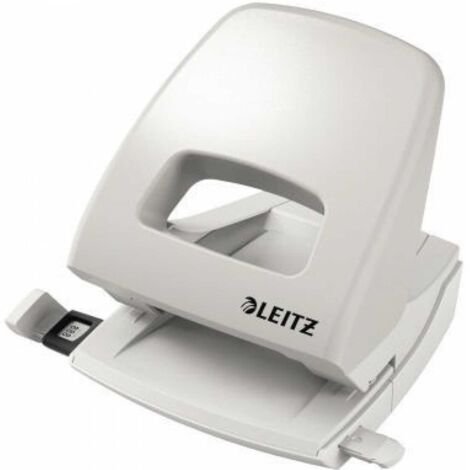 LEITZ Locher Leitz NeXXt 5005 8cm 25 Bl. (80 g/m²) mit Anschlagschiene grau