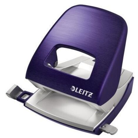 LEITZ Locher Leitz NeXXt Style 5006 8cm 30 Bl. (80 g/m²) mit Anschlagschiene titan blau