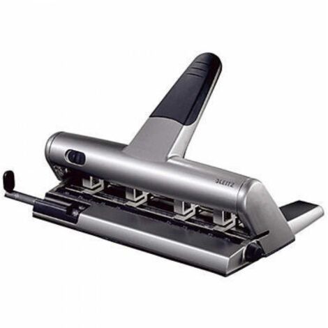 LEITZ Mehrfachlocher Leitz AKTO 30 Bl. (80 g/m²) 8cm Aluminiumdruckguss silber