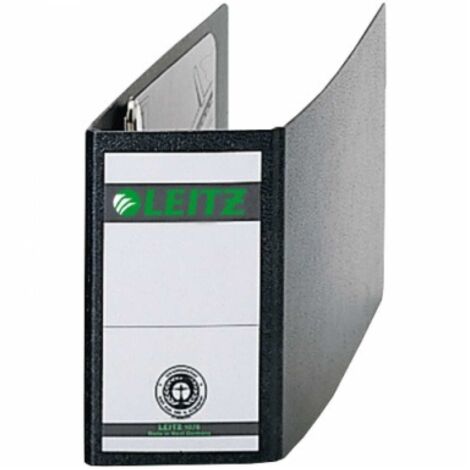 Leitz Ordner 10780000 DIN A6 quer 77mm Pappe schwarz