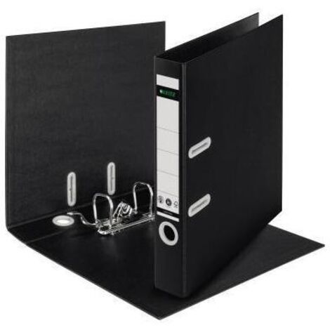 LEITZ Ordner Leitz Recycle 50mm DIN A4 Werkstoff: Karton 100 % recycelt schwarz