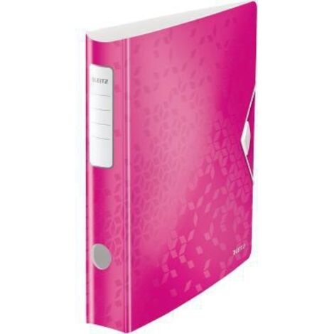 Leitz Ordner WOW 11070023 DIN A4 65mm PP pink