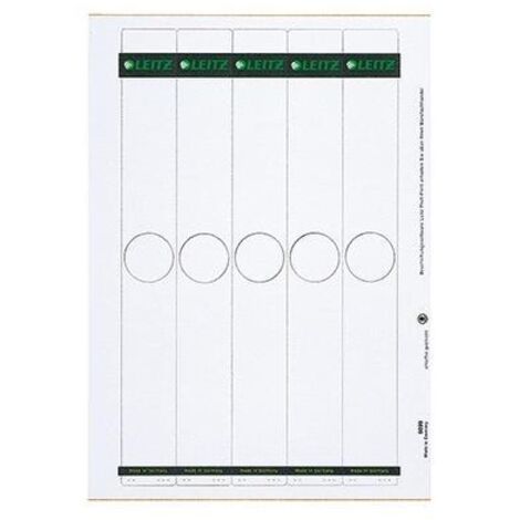 Leitz Ordneretikett 60990085 lang schmal Papier grau 125 St./Pack.