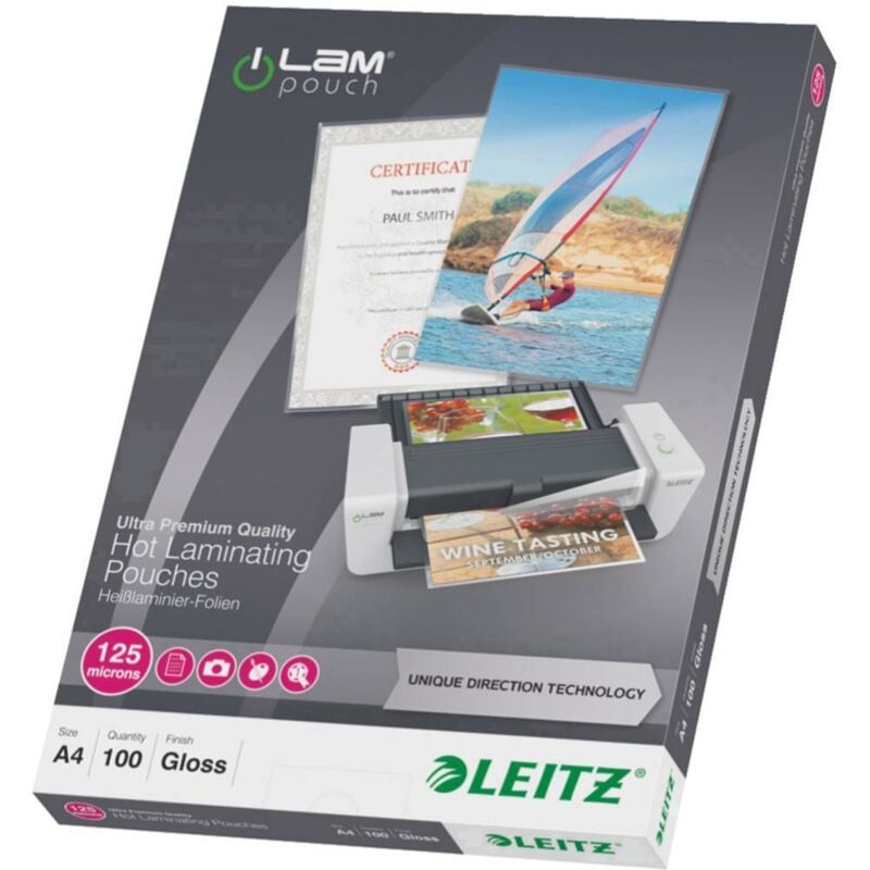Leitz - Feuille de plastification i-Lam Pouch 7481 din A4 125 micron brillant 100 pc(s)