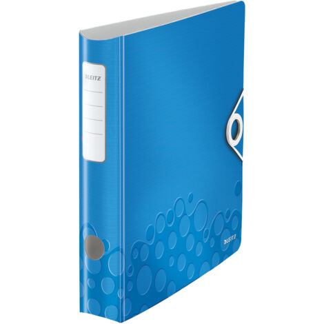 Leitz Raccoglitore 1107 Active WOW DIN A4 Larghezza dorso: 65 mm Blu (metallizzato) 2 archetti 1107-00-36