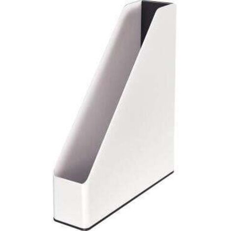LEITZ Stehsammler Leitz WOW Duo Colour 7,3 x 31,8 x 27,2 cm (B x H x T) DIN A4 Werkstoff:Polystyrol schwarz/weiß