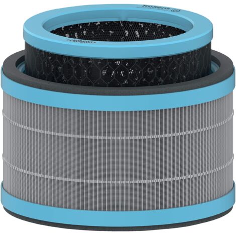 Leitz TruSens Filtro a Tamburo HEPA 3-in-1 per Purificatore d'Aria Leitz Z-1000, 1 x Prefiltro a Rete, 1 x Filtro HEPA e 1 x Filtro ai Carboni Attivi, Rimuove Odori e COV, Ideale per Allergie