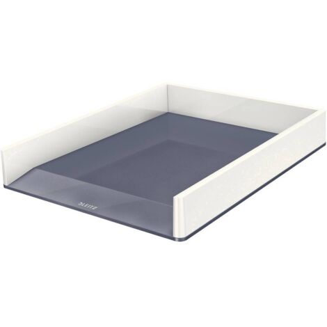 Leitz vassoio da tavolo dual a4 plstico grigio-bianco