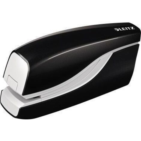 Leitz WOW Agrafeuse électrique noire bureau ergonomique