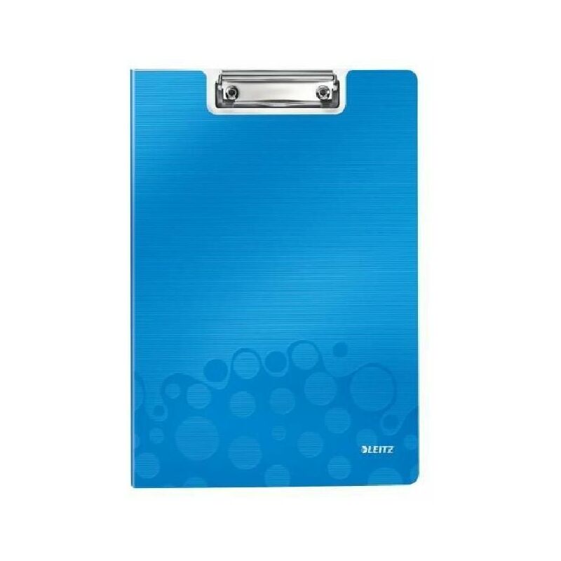 

Leitz WOW Clipfolder with cover portapapel A4 Metal, Poliespuma Azul