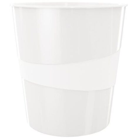 Leitz WOW Waste Bin 15L Polistirolo Bianco cestino (52781001)