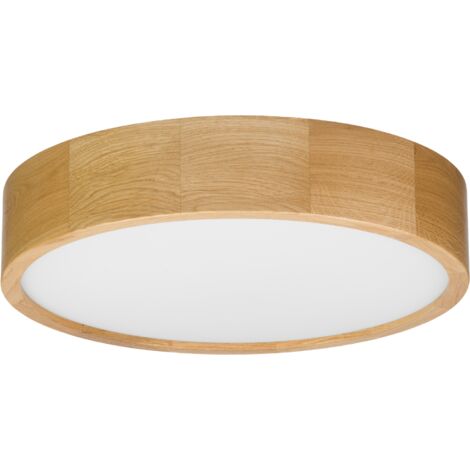 LEJA Plafond 375 Eiche Holz-Deckenleuchte für Wohnzimmer, Küche, Badezimmer, STIL