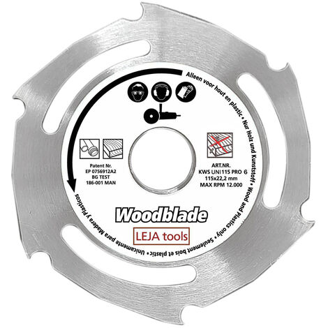 LEJA TOOLS DISCO TRONZADOR KWS UNI PRO 6 DIAMETRO (mm) 125