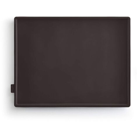 Lékué 0231240CO01M020 - Vassoio da forno con bordi alti, ideale per tronchetto di Natale, in silicone platinico