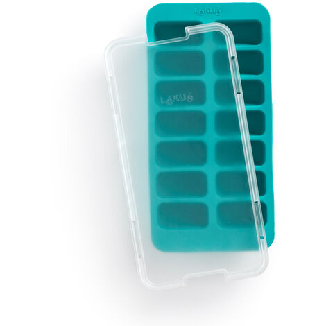 Lékué - Bac à glaçons rectangulaires avec couvercle