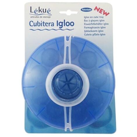 LEKUE bandeja cubitos redondos igloo , Bandeja de cubitos redondos IglooFabricada en plástico de gran resistenciaForma de semiesfera.