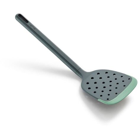 Lékué Escavatore scanalato, Silicone plastica, Grigio con Verde