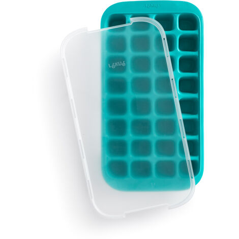 Lékué - Maxi bac 32 glaçons turquoise