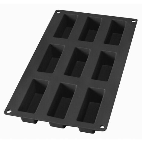Lékué - Moule 9 mini cakes gourmet noir