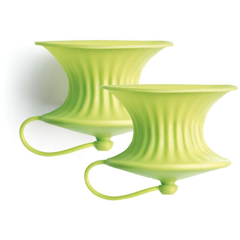 Lékué - Set de 2 presse-agrumes vert