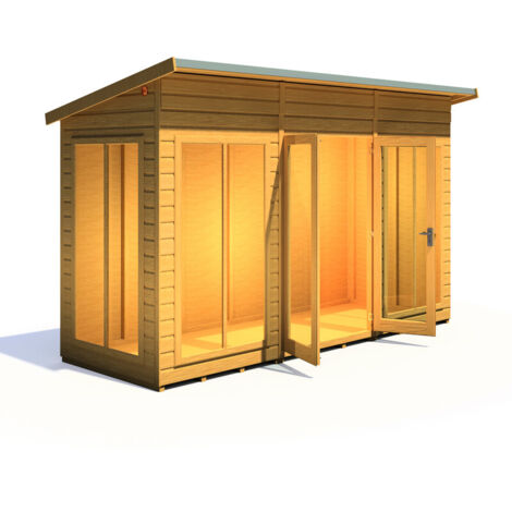 Lela 12x4 Summerhouse - L125.8 x W357 x H229.9 cm