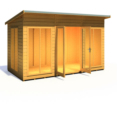 Lela 12x6 Summerhouse - L185.8 x W357 x H228.4 cm